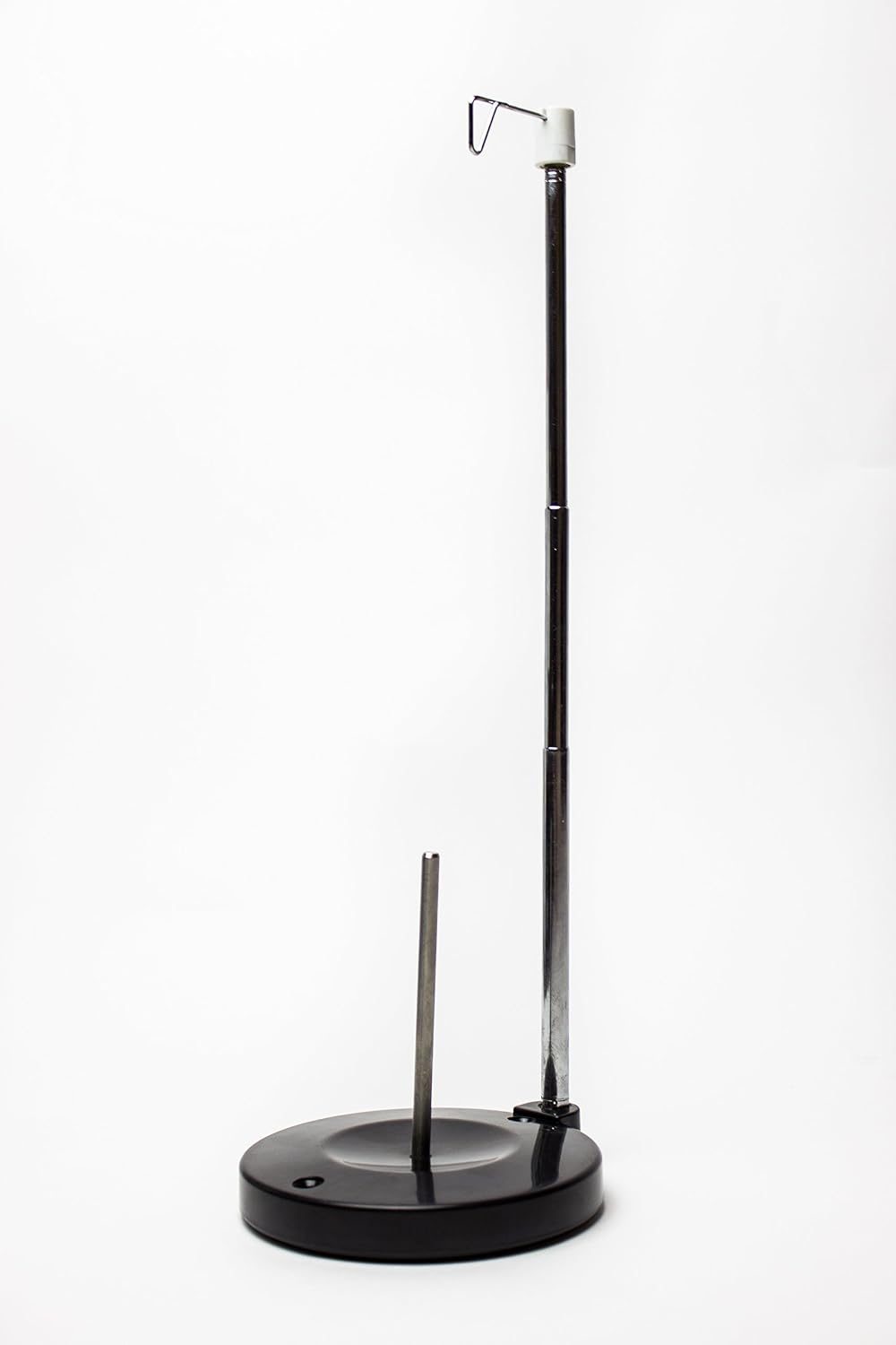 Adjustable Single Thread Spool Holder – Stand alone Embroidery. Sewing or Quilting Thread Holder or Stand – Ensures Smoother Feed = Heavy Plastic Base